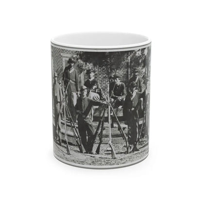 Appomattox Courthouse, Va. April 1865 (U.S. Civil War) White Coffee Mug-11oz-Go Mug Yourself