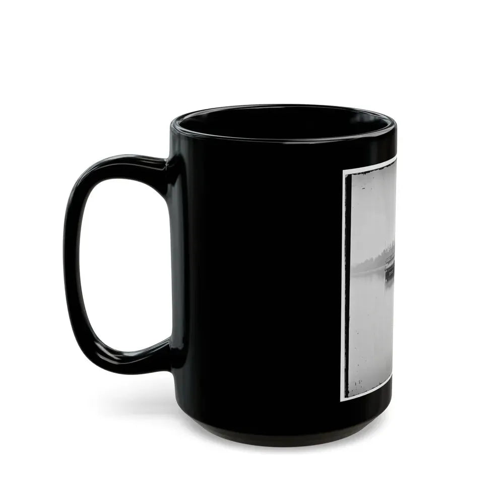 Appomattox River, Va.  U.S.S. Transport Washington Irving (U.S. Civil War) Black Coffee Mug - Go Mug Yourself