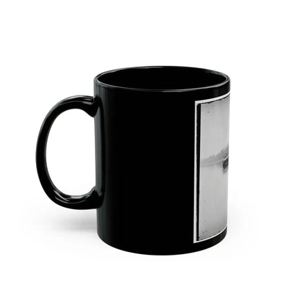 Appomattox River, Va.  U.S.S. Transport Washington Irving (U.S. Civil War) Black Coffee Mug - Go Mug Yourself