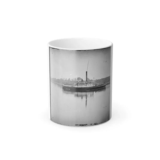 Appomattox River, Va.  U.S.S. Transport Washington Irving (U.S. Civil War) Color Changing Coffee Mug 11oz Default Title 11oz - Go Mug Yourself
