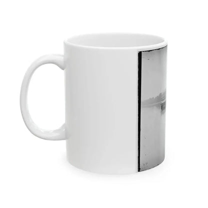 Appomattox River, Va.  U.S.S. Transport Washington Irving (U.S. Civil War) White Coffee Mug - Go Mug Yourself