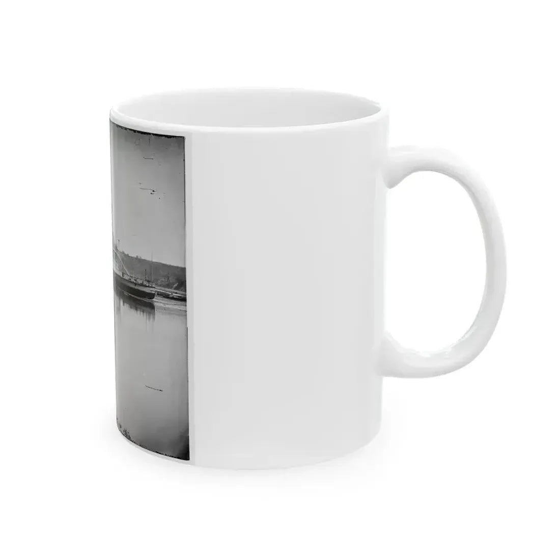 Appomattox River, Va.  U.S.S. Transport Washington Irving (U.S. Civil War) White Coffee Mug - Go Mug Yourself