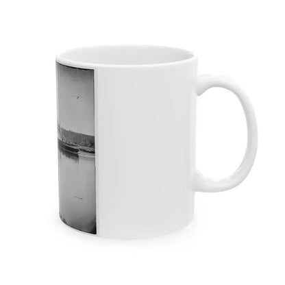 Appomattox River, Va.  U.S.S. Transport Washington Irving (U.S. Civil War) White Coffee Mug - Go Mug Yourself