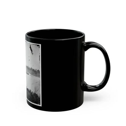 Appomattox River, Virginia. Boat On The Appomattox River-2 (U.S. Civil War) Black Coffee Mug - Go Mug Yourself