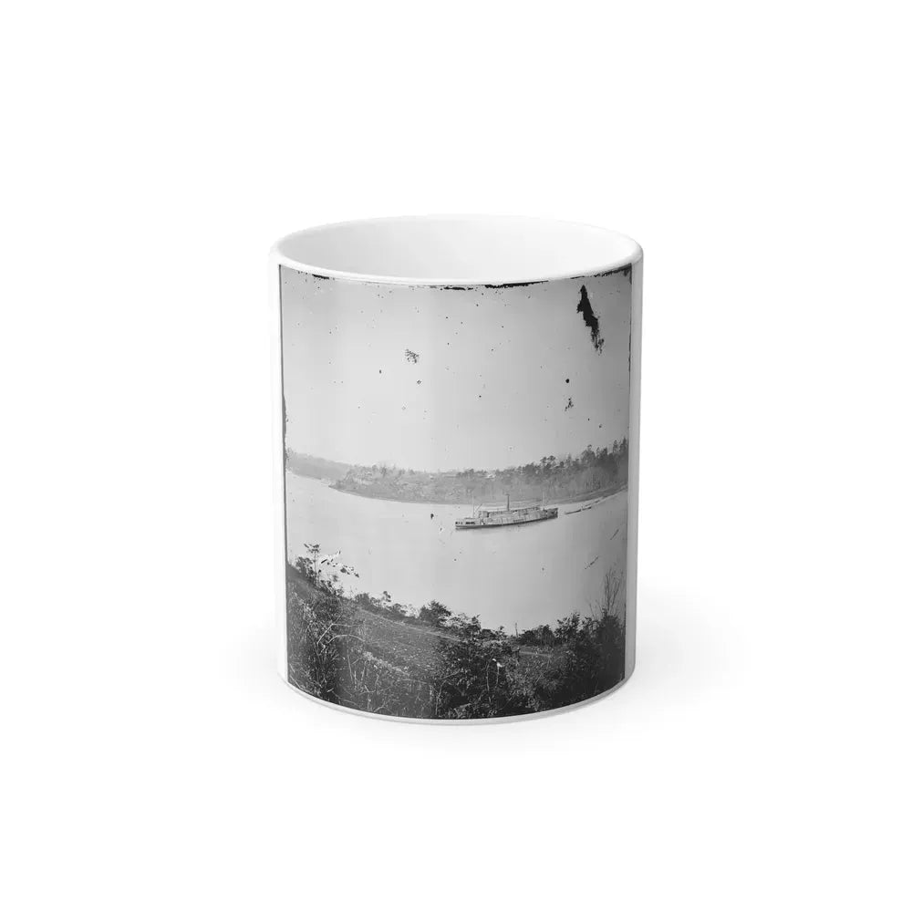 Appomattox River, Virginia. Boat on the Appomattox River-2 (U.S. Civil War) Color Changing Coffee Mug 11oz Default Title 11oz - Go Mug Yourself