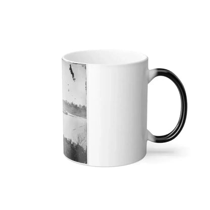 Appomattox River, Virginia. Boat on the Appomattox River-2 (U.S. Civil War) Color Changing Coffee Mug 11oz - Go Mug Yourself