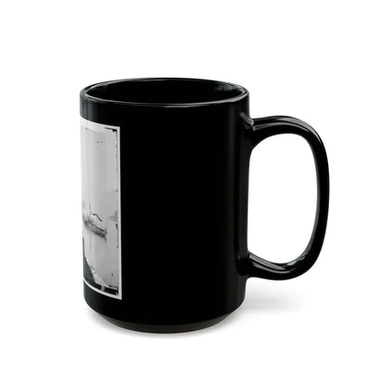 Appomattox River, Virginia. Boat On The Appomattox River-3 (U.S. Civil War) Black Coffee Mug - Go Mug Yourself