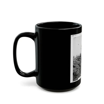 Appomattox River, Virginia. Boat On The Appomattox River-3 (U.S. Civil War) Black Coffee Mug - Go Mug Yourself