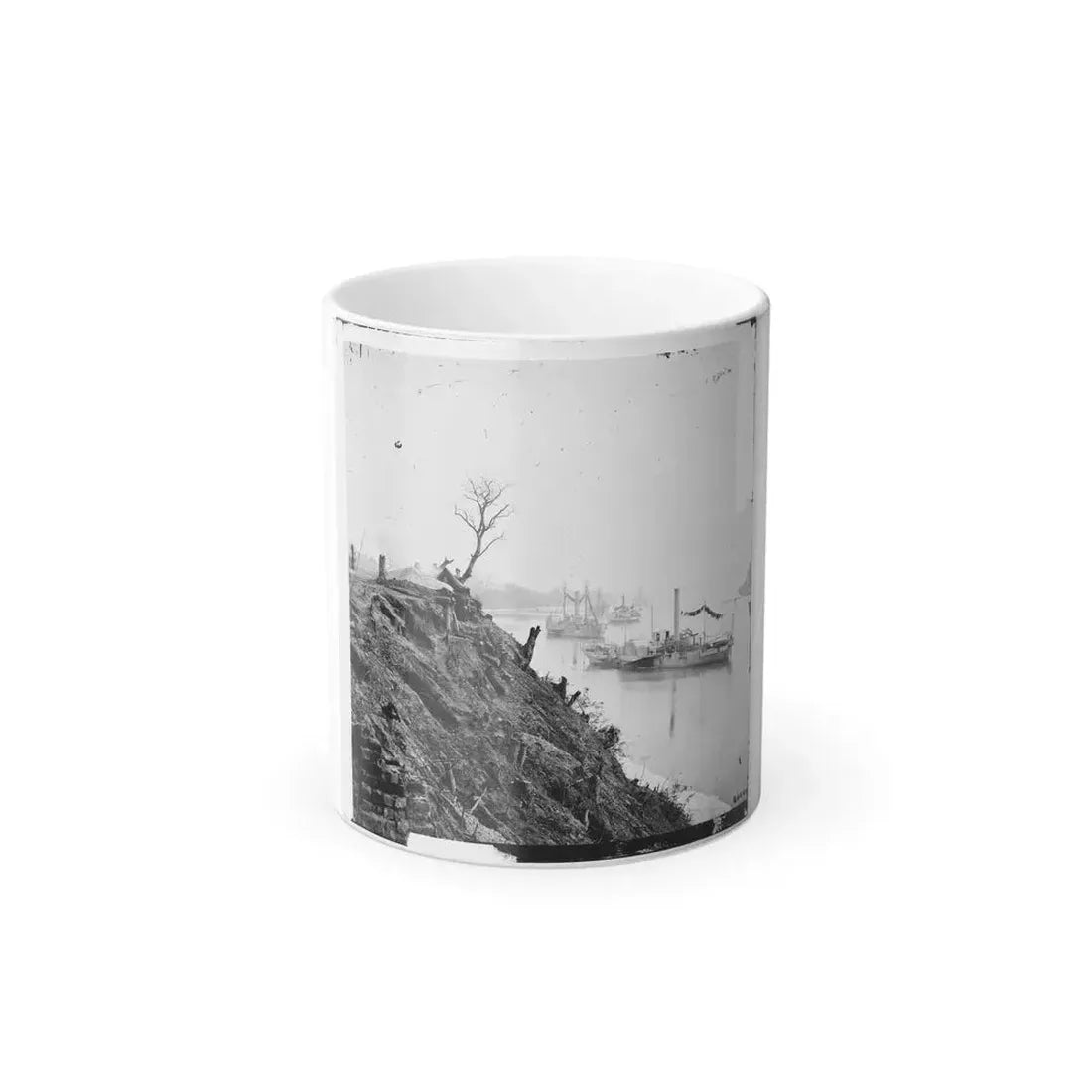 Appomattox River, Virginia. Boat on the Appomattox River-3 (U.S. Civil War) Color Changing Coffee Mug 11oz Default Title 11oz - Go Mug Yourself
