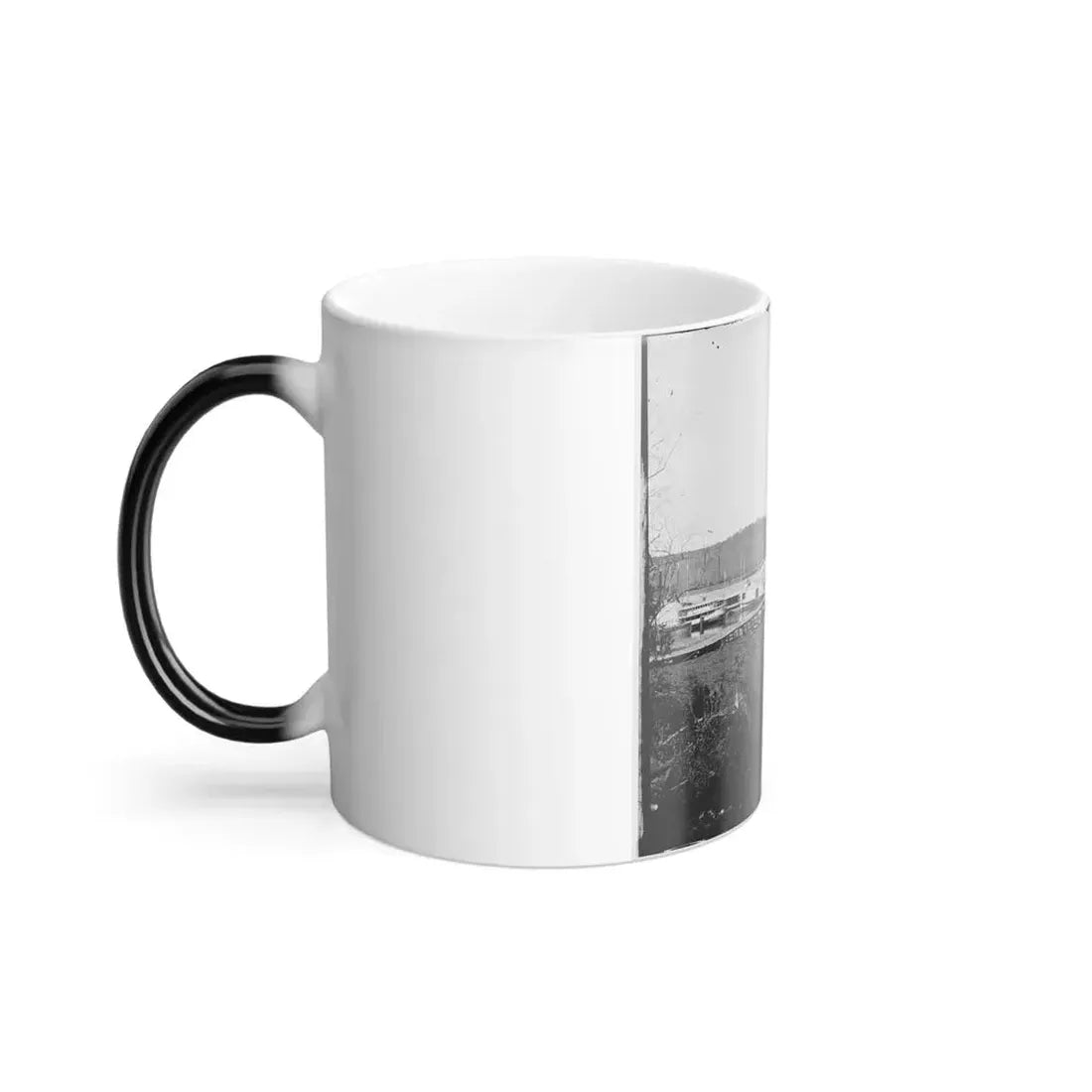 Appomattox River, Virginia. Medical Supply Boat Connecticut (U.S. Civil War) Color Changing Coffee Mug 11oz - Go Mug Yourself