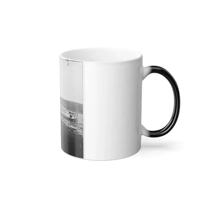 Appomattox River, Virginia. Medical Supply Boat Connecticut (U.S. Civil War) Color Changing Coffee Mug 11oz - Go Mug Yourself