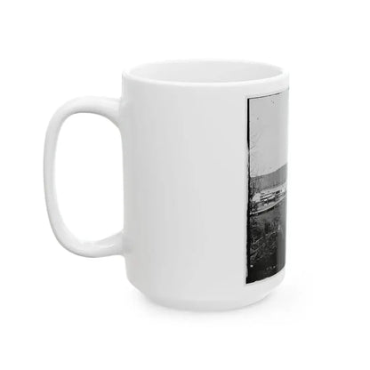 Appomattox River, Virginia. Medical Supply Boat Connecticut (U.S. Civil War) White Coffee Mug - Go Mug Yourself