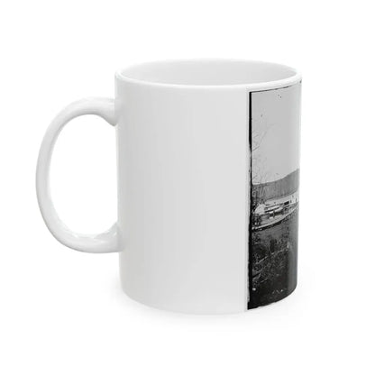 Appomattox River, Virginia. Medical Supply Boat Connecticut (U.S. Civil War) White Coffee Mug - Go Mug Yourself