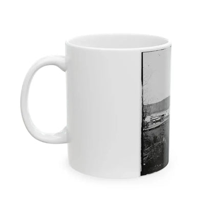 Appomattox River, Virginia. Medical Supply Boat Connecticut (U.S. Civil War) White Coffee Mug - Go Mug Yourself