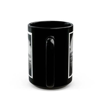 Appomattox River, Virginia. Medical Supply Boat Planter (U.S. Civil War) Black Coffee Mug - Go Mug Yourself