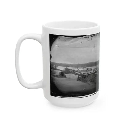Appomattox River, Virginia. Medical Supply Boat Planter (U.S. Civil War) White Coffee Mug - Go Mug Yourself