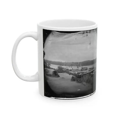 Appomattox River, Virginia. Medical Supply Boat Planter (U.S. Civil War) White Coffee Mug - Go Mug Yourself