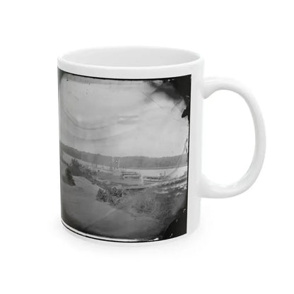 Appomattox River, Virginia. Medical Supply Boat Planter (U.S. Civil War) White Coffee Mug - Go Mug Yourself