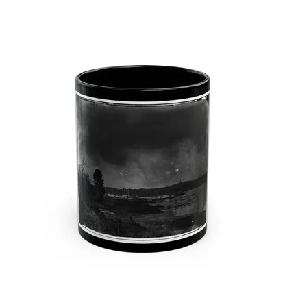 Appomattox River, Virginia. Medical Supply Steamer, Planter (U.S. Civil War) Black Coffee Mug 11oz - Go Mug Yourself