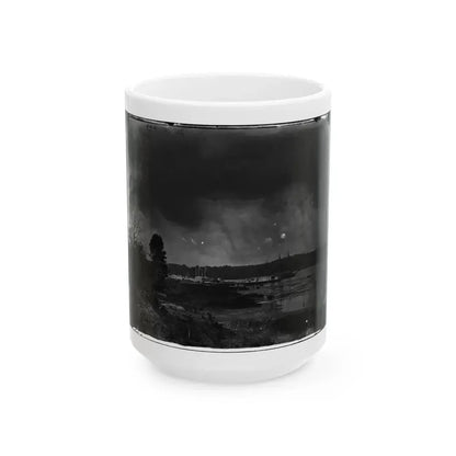 Appomattox River, Virginia. Medical Supply Steamer, Planter (U.S. Civil War) White Coffee Mug 15oz - Go Mug Yourself