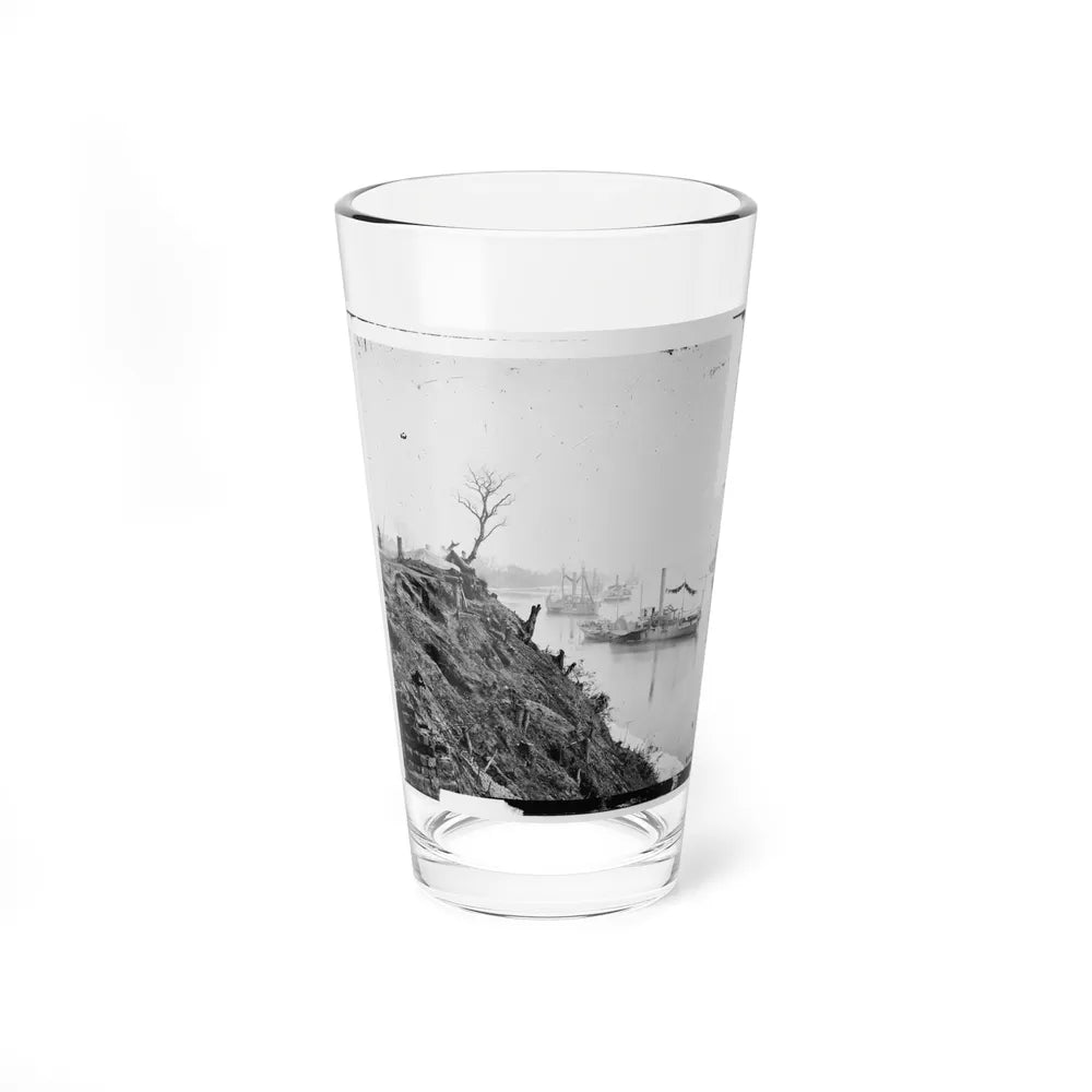 Appomattox River, Virginia. Boat On The Appomattox River-3 (U.S. Civil War) Pint Glass 16oz-16oz-Go Mug Yourself