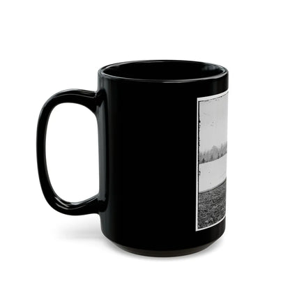 Appomattox River, Virginia. Boat On The Appomattox River (U.S. Civil War) Black Coffee Mug-Go Mug Yourself