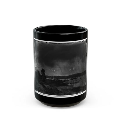 Appomattox River, Virginia. Medical Supply Steamer, Planter (U.S. Civil War) Black Coffee Mug-15oz-Go Mug Yourself