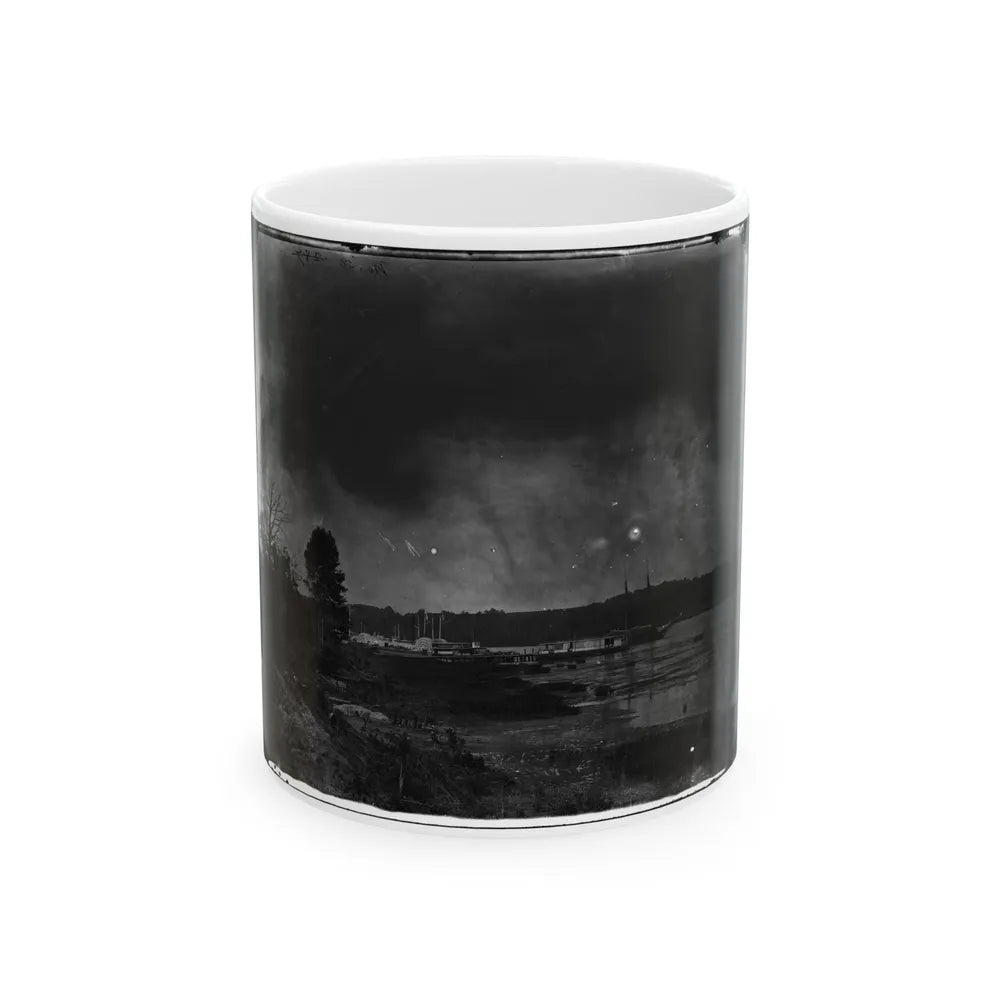 Appomattox River, Virginia. Medical Supply Steamer, Planter (U.S. Civil War) White Coffee Mug-11oz-Go Mug Yourself