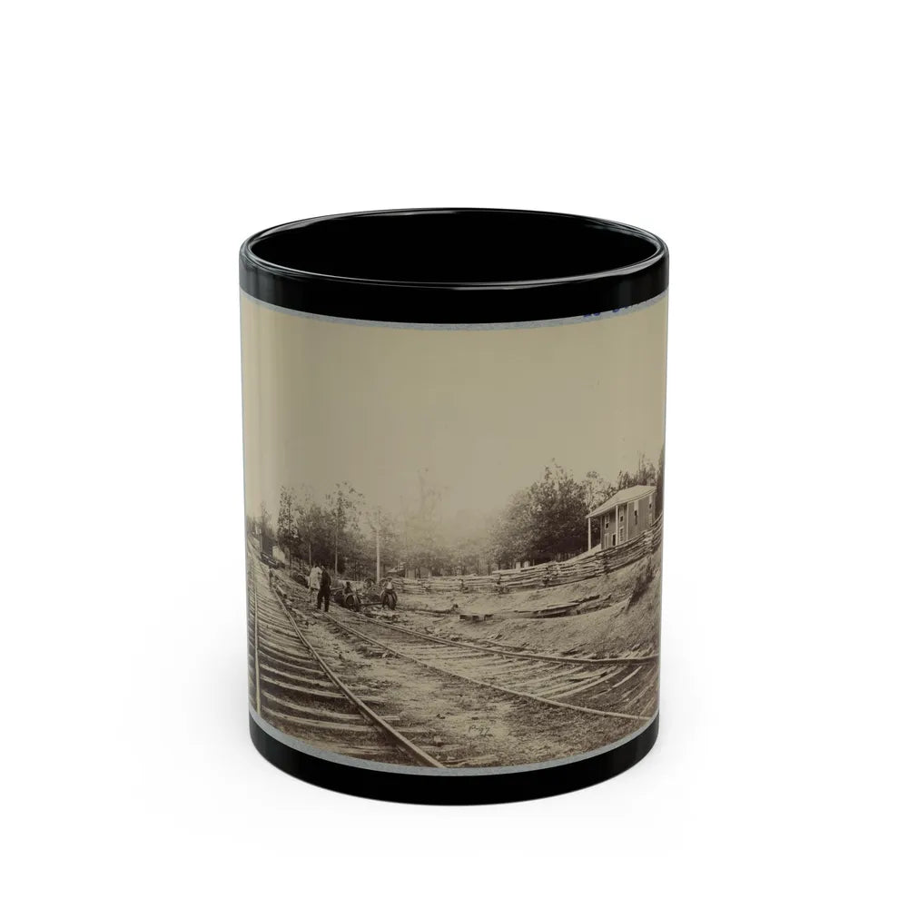 Appomattox Station, Va. (U.S. Civil War) Black Coffee Mug-11oz-Go Mug Yourself