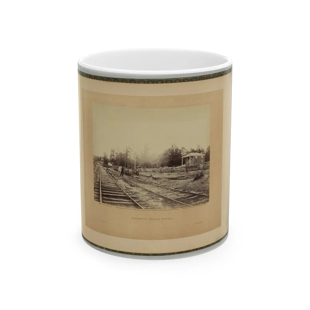 Appomattox Station, Virginia (U.S. Civil War) White Coffee Mug-11oz-Go Mug Yourself