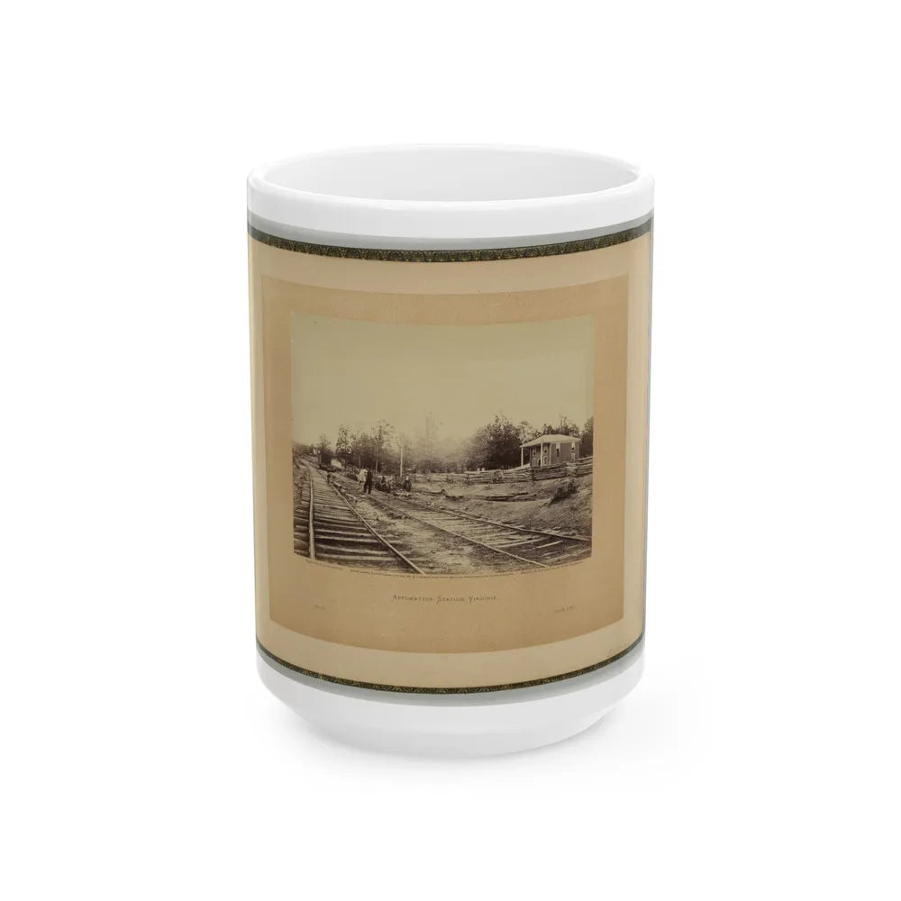 Appomattox Station, Virginia (U.S. Civil War) White Coffee Mug-15oz-Go Mug Yourself