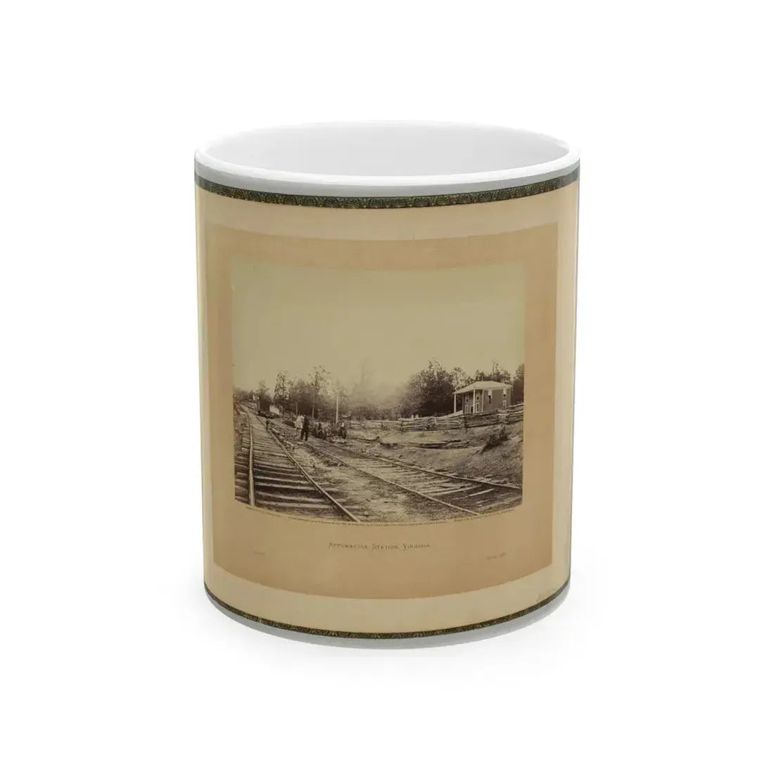 Appomattox Station, Virginia (U.S. Civil War) White Coffee Mug 11oz - Go Mug Yourself