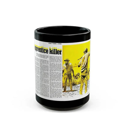 Apprentice Killer, Adam magazine, September 1963 - Black Coffee Mug 15oz - Go Mug Yourself