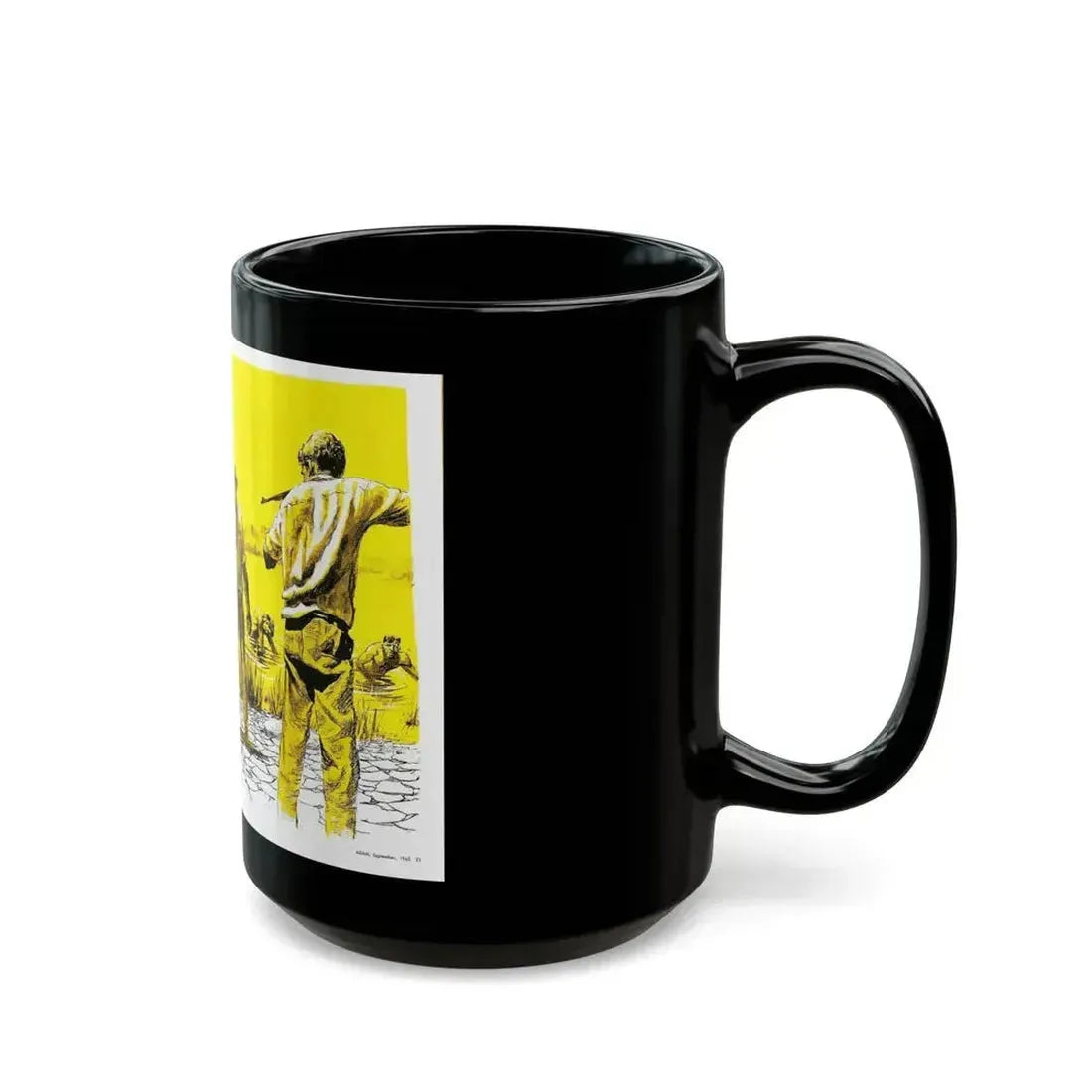 Apprentice Killer, Adam magazine, September 1963 - Black Coffee Mug - Go Mug Yourself