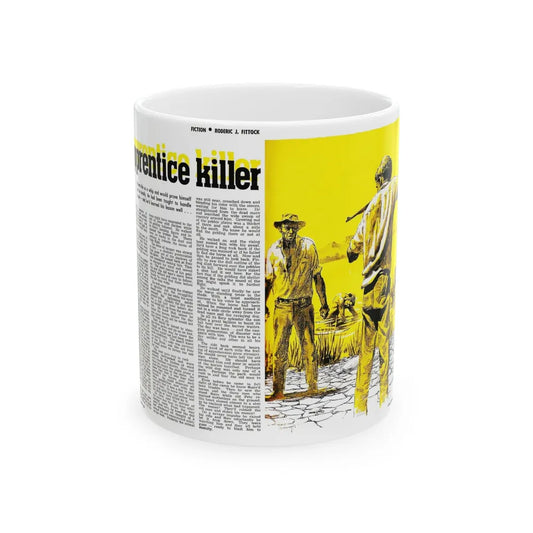 Apprentice Killer, Adam magazine, September 1963 - White Coffee Mug-11oz-Go Mug Yourself