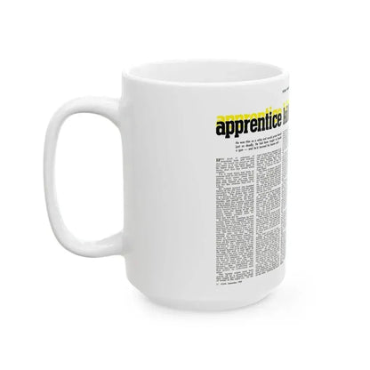Apprentice Killer, Adam magazine, September 1963 - White Coffee Mug - Go Mug Yourself