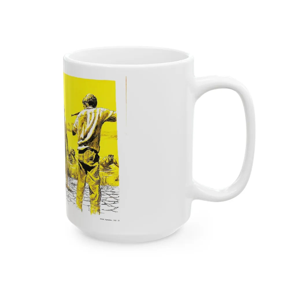 Apprentice Killer, Adam magazine, September 1963 - White Coffee Mug-Go Mug Yourself