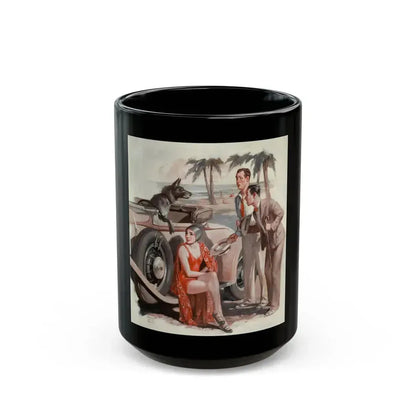 Approach at the Beach - Black Coffee Mug 15oz - Go Mug Yourself