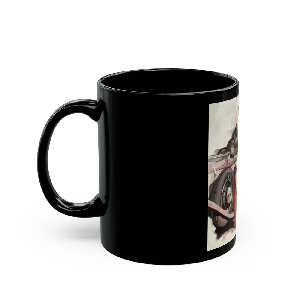 Approach at the Beach - Black Coffee Mug-Go Mug Yourself