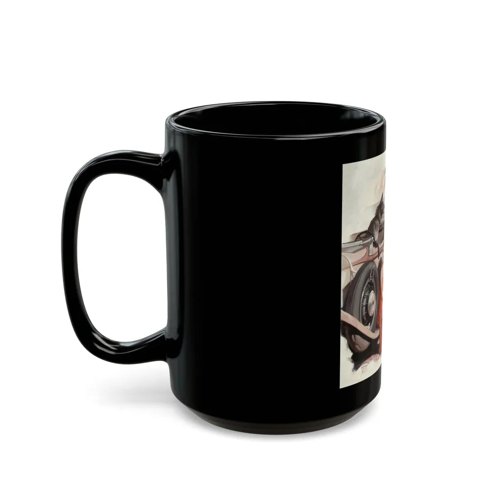 Approach at the Beach - Black Coffee Mug-Go Mug Yourself