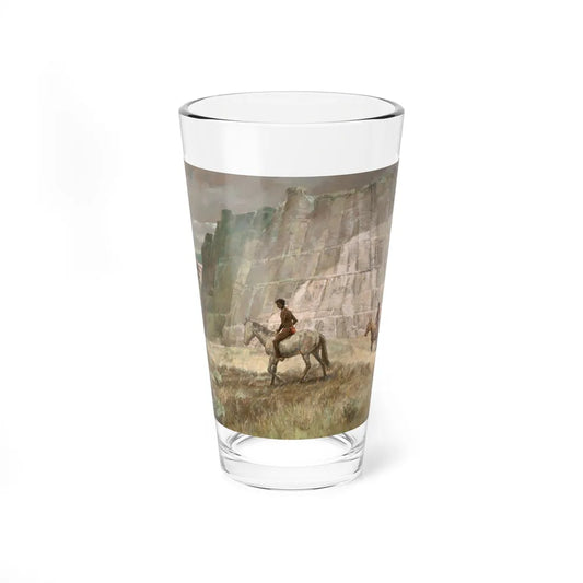 Approaching the Camp, 1973 (Magazine Illustration) Pint Glass 16oz-16oz-Go Mug Yourself