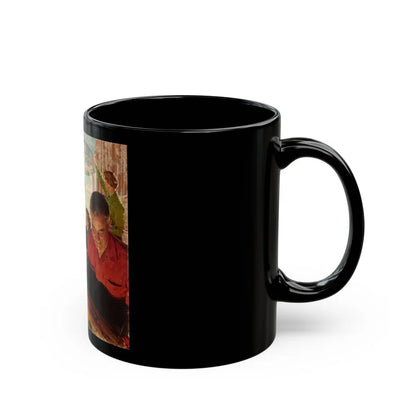 Apres Ski - Black Coffee Mug-Go Mug Yourself