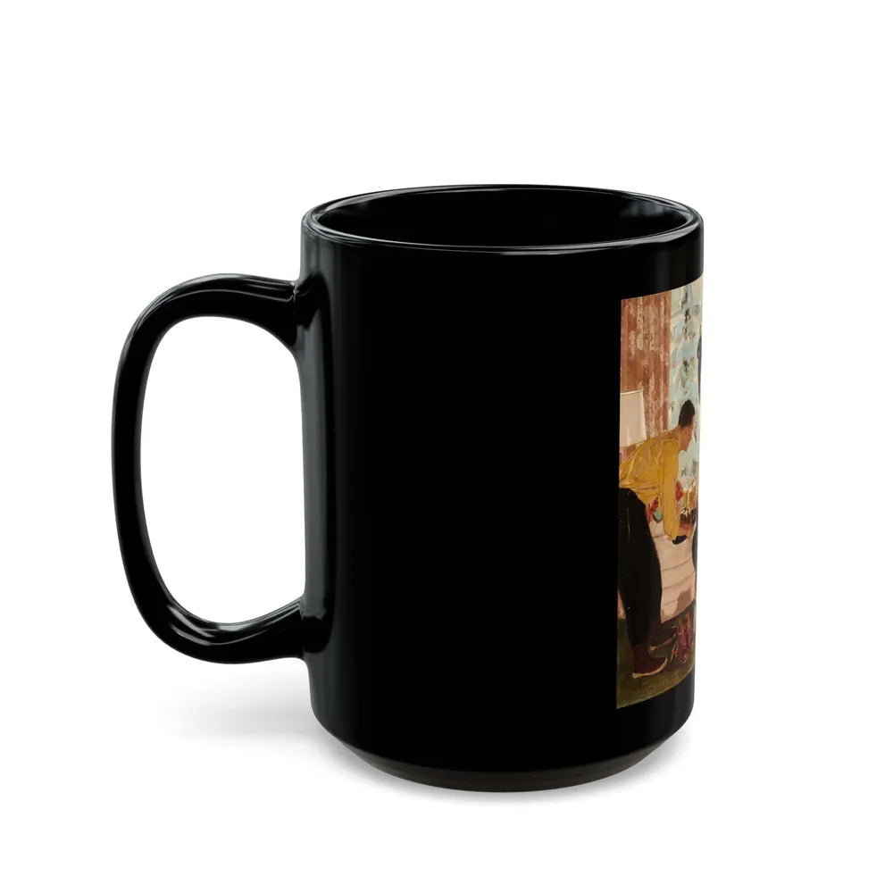 Apres Ski - Black Coffee Mug-Go Mug Yourself