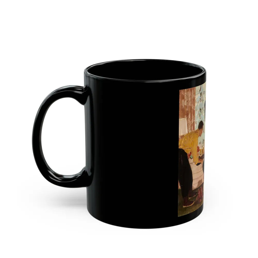 Apres Ski - Black Coffee Mug-Go Mug Yourself