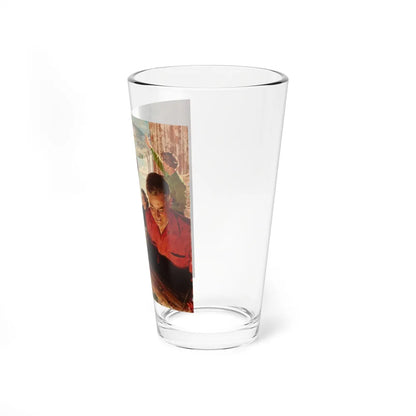 Apres Ski (Magazine Illustration) Pint Glass 16oz-Go Mug Yourself