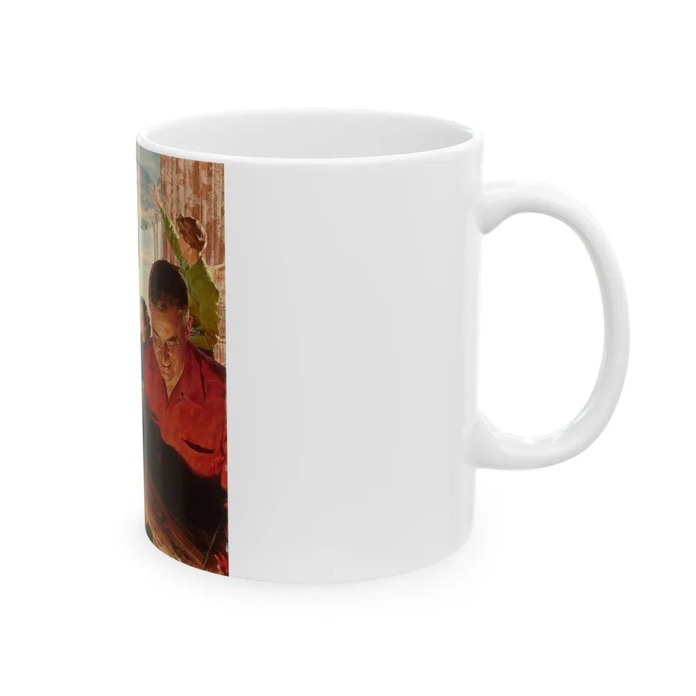 Apres Ski - White Coffee Mug-Go Mug Yourself