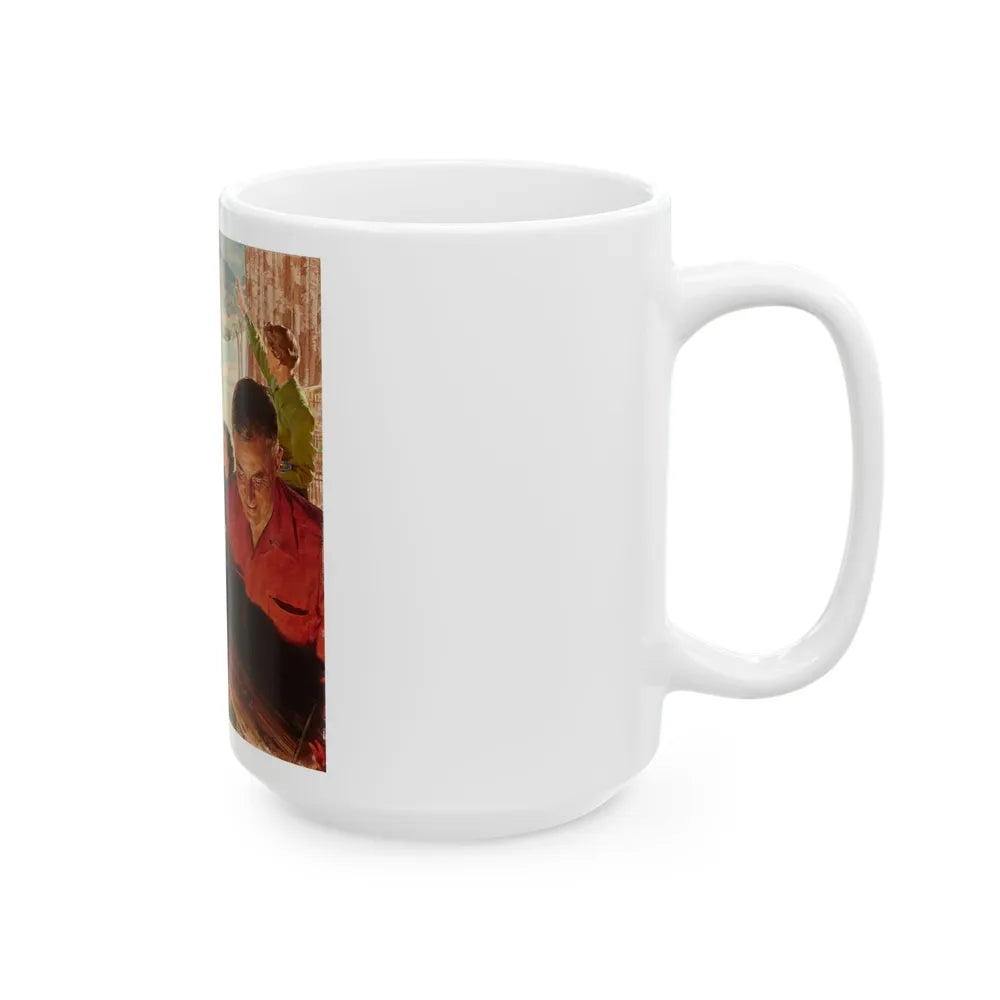 Apres Ski - White Coffee Mug-Go Mug Yourself