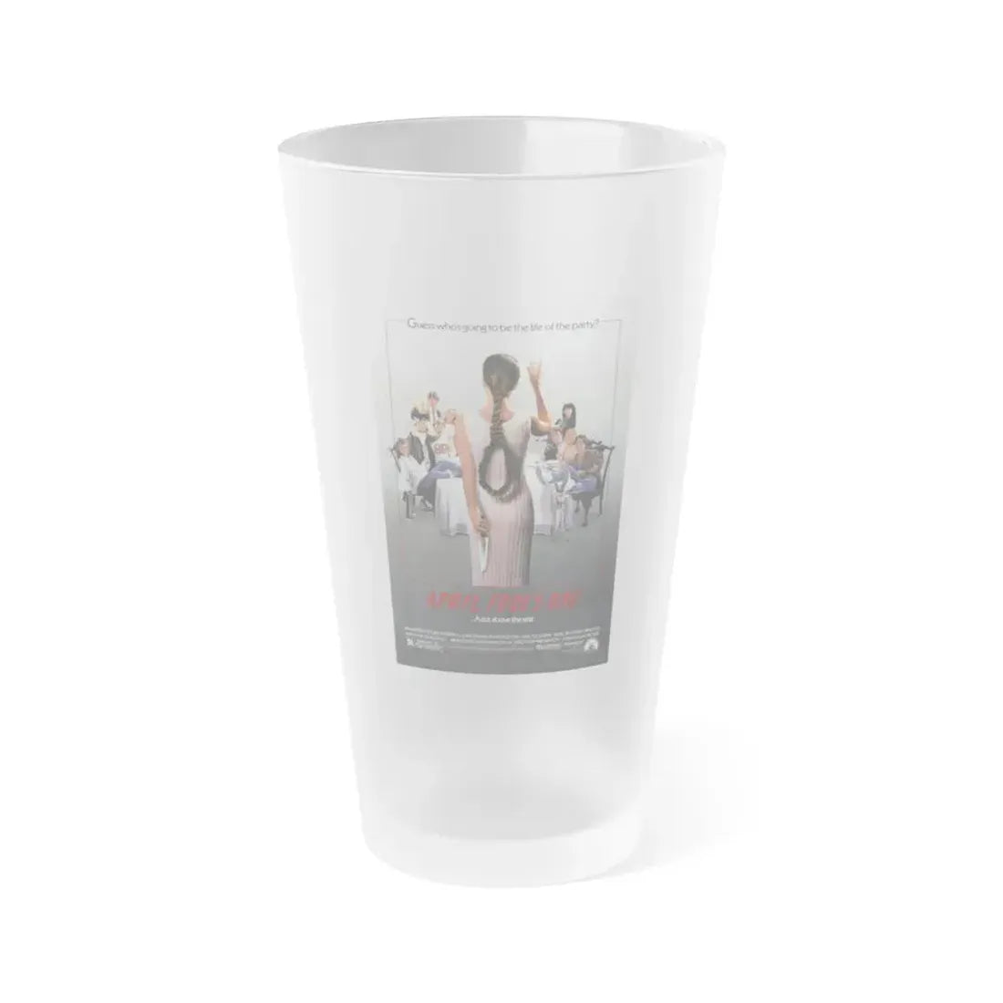 APRIL FOOL'S DAY 1986 Movie Poster - Frosted Pint Glass 16oz Default Title - Go Mug Yourself