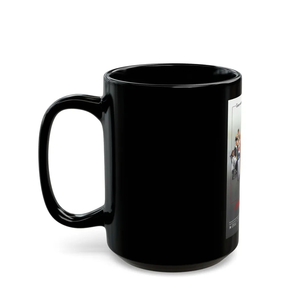 APRIL FOOL'S DAY 1986 Movie Poster - Black Coffee Mug-Go Mug Yourself