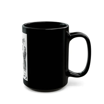 Apron Strings (1), Calling All Girls, November 1946 - Black Coffee Mug - Go Mug Yourself